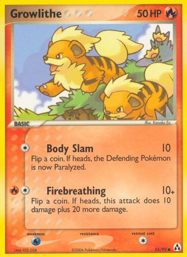 Image for Growlithe (Legend Maker) (55/92) - Pokemon
