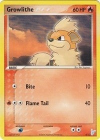 Image for Growlithe (EX Trainer Kit 2: Plusle & Minun) (4/12) - Pokemon