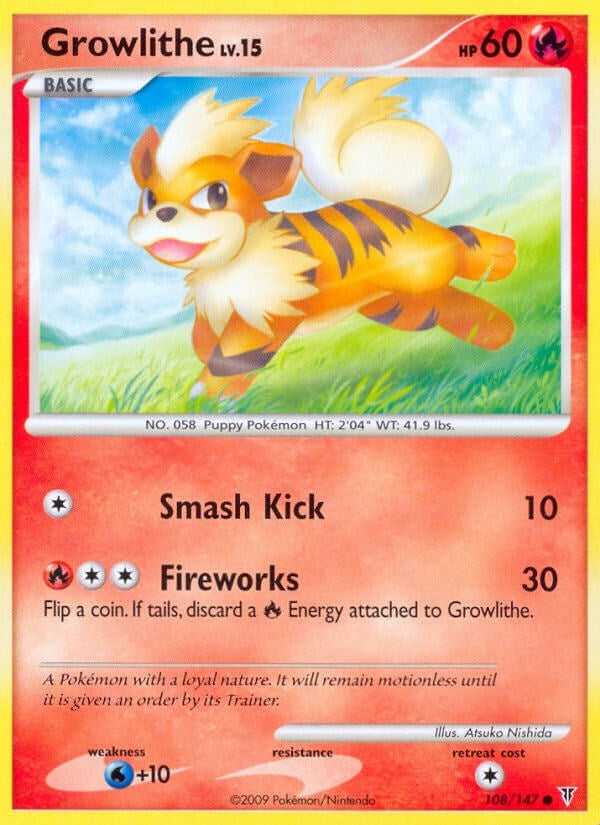 Image for Growlithe (Supreme Victors) (108) - Pokemon