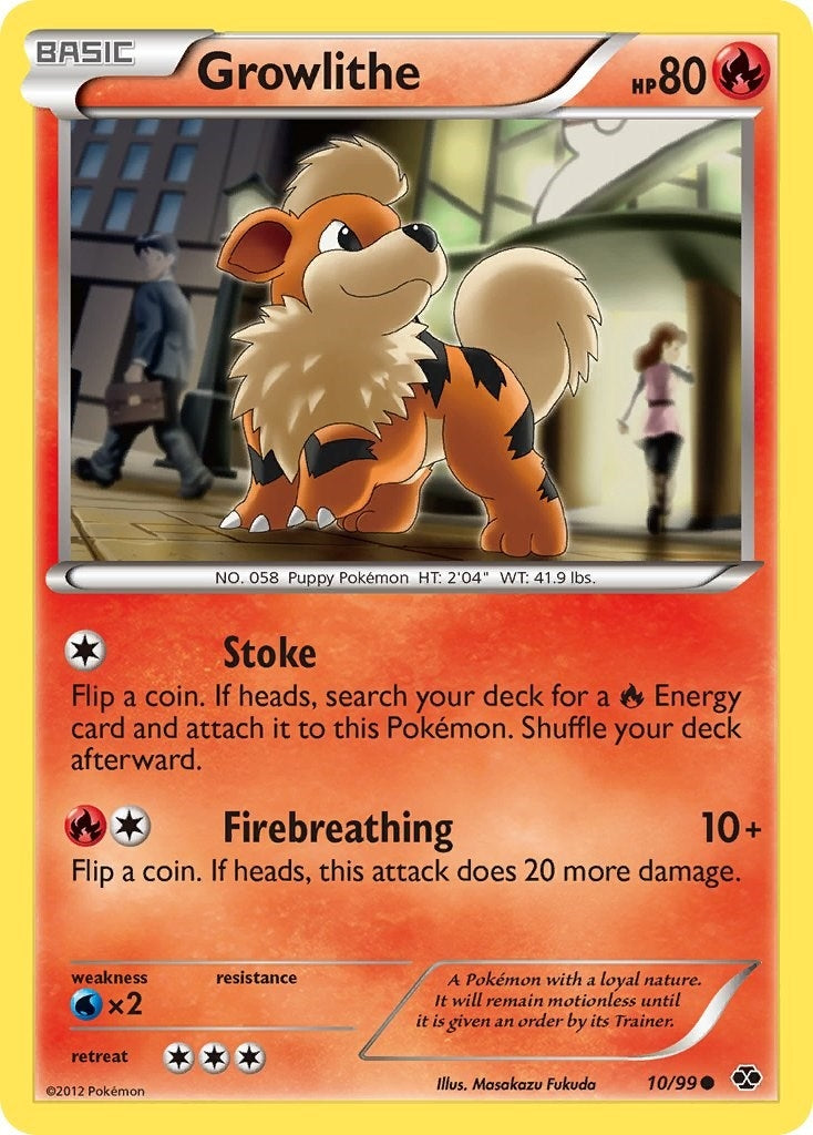 Image for Growlithe (10) (Next Destinies) (10/99) - Pokemon
