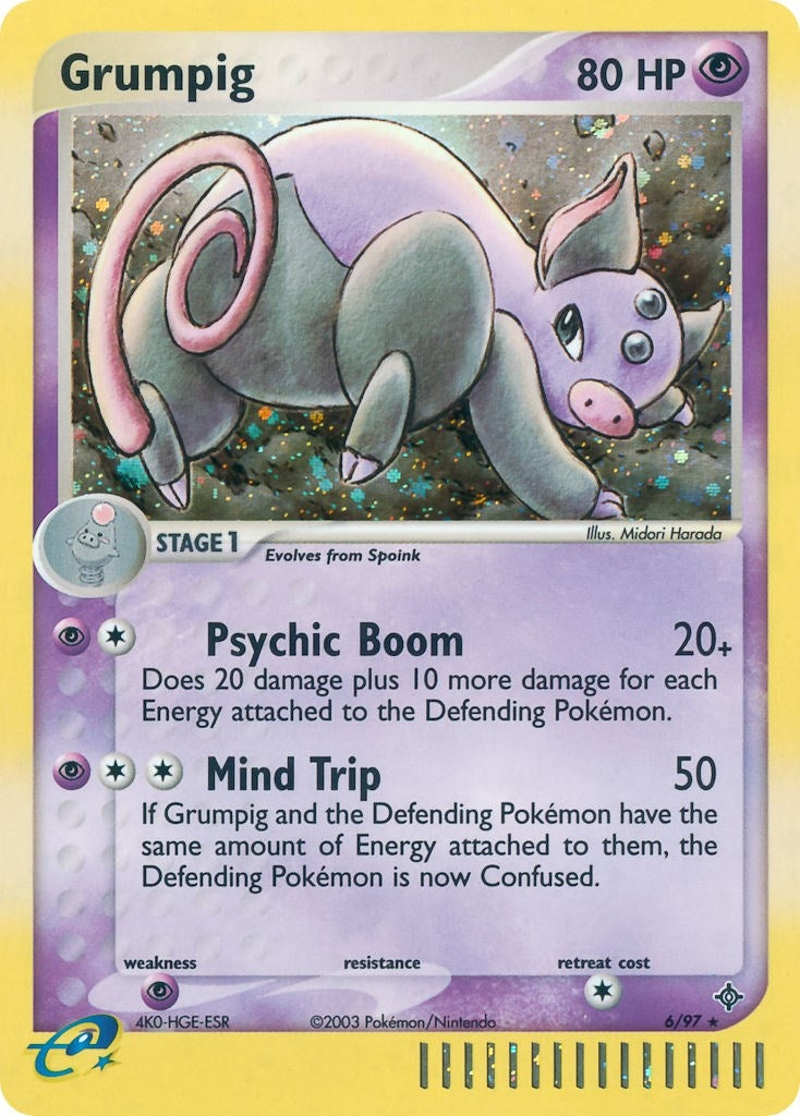 Image for Grumpig (Dragon) (6/97) - Pokemon