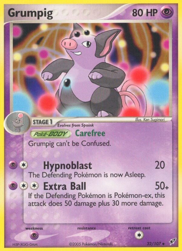 Image for Grumpig (Deoxys) (32/107) - Pokemon