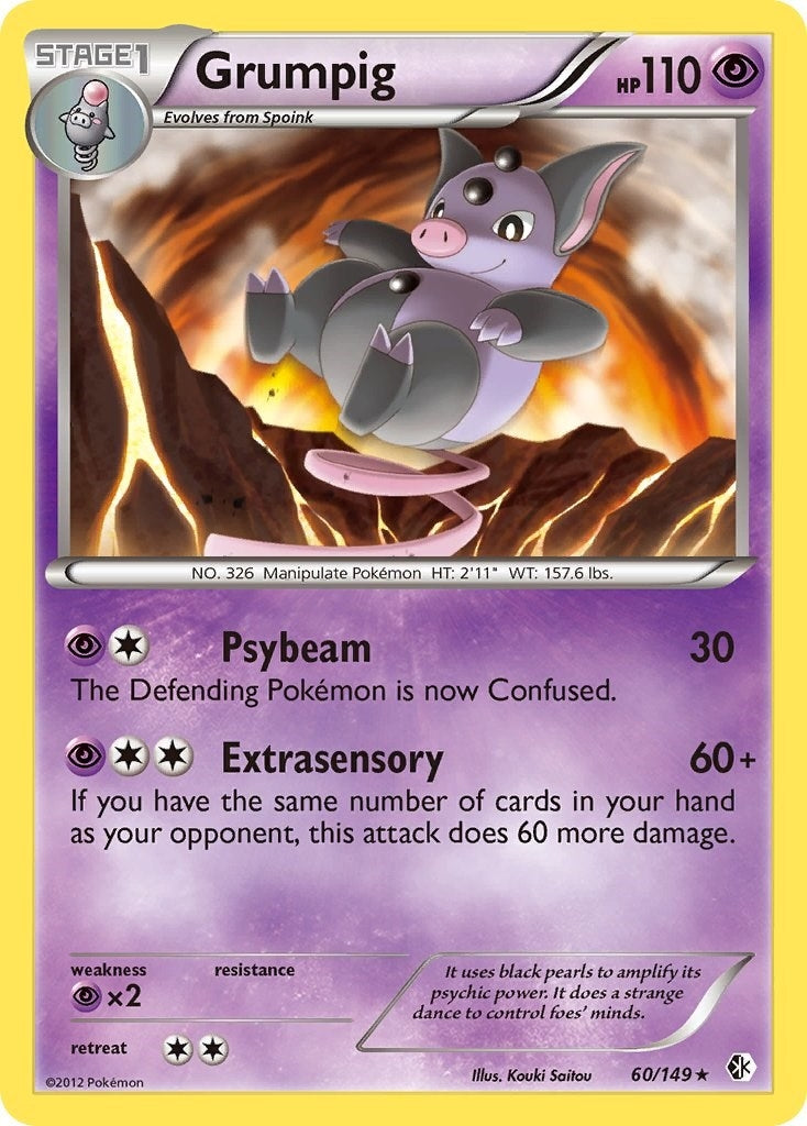 Image for Grumpig (Boundaries Crossed) (60/149) - Pokemon