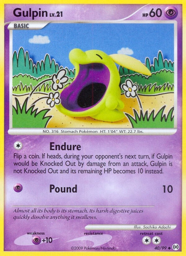 Image for Gulpin (40) (Arceus) (40/99) - Pokemon