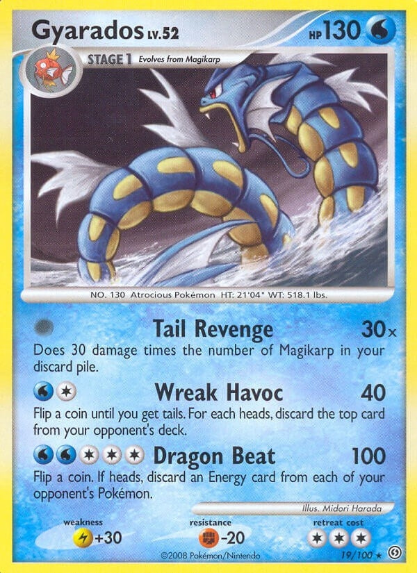 Image for Gyarados (Stormfront) (19/100) - Pokemon