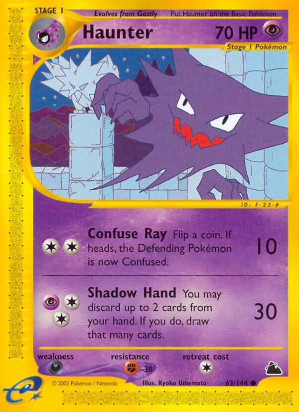 Image for Haunter (Skyridge) (063/144) - Pokemon