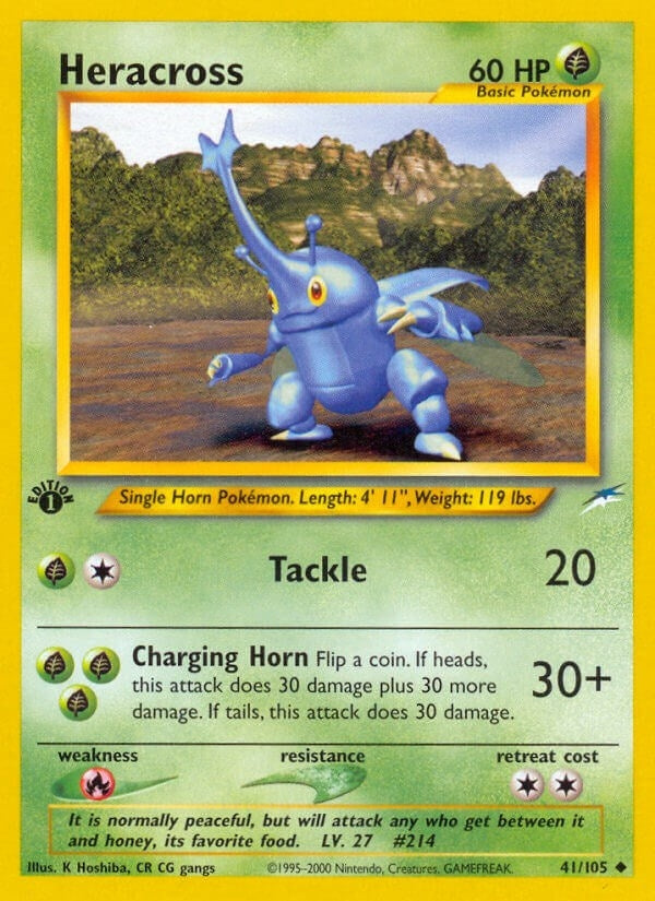 Image for Heracross (Neo Destiny) (041/105) - Pokemon