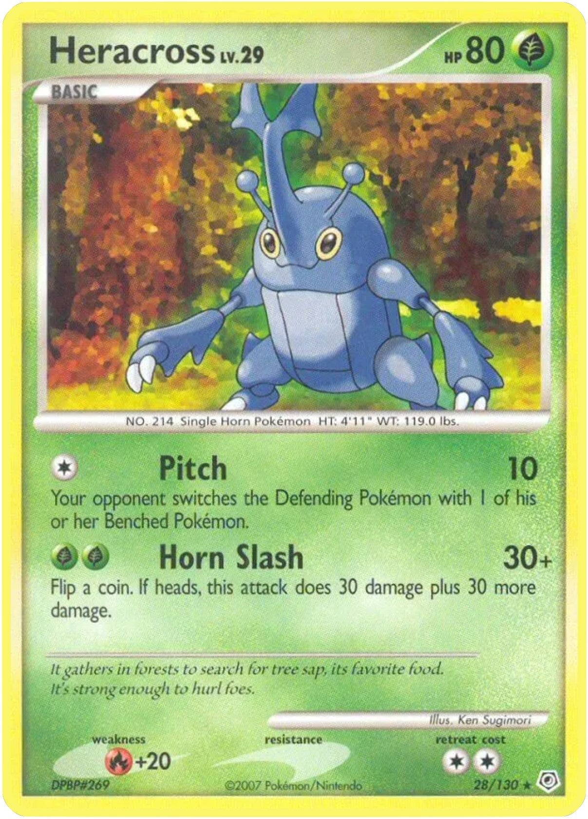 Image for Heracross (Diamond and Pearl) (28/130) - Pokemon