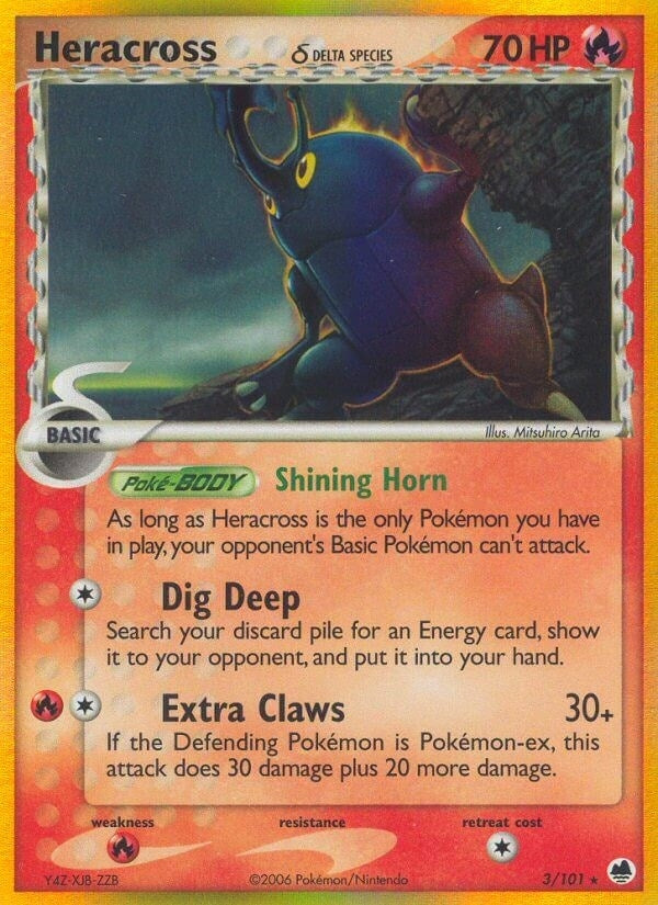 Image for Heracross (Delta Species) (Dragon Frontiers) (3/101) - Pokemon