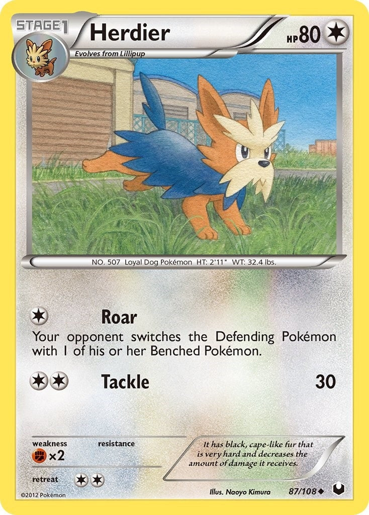 Image for Herdier (Dark Explorers) (87/108) - Pokemon