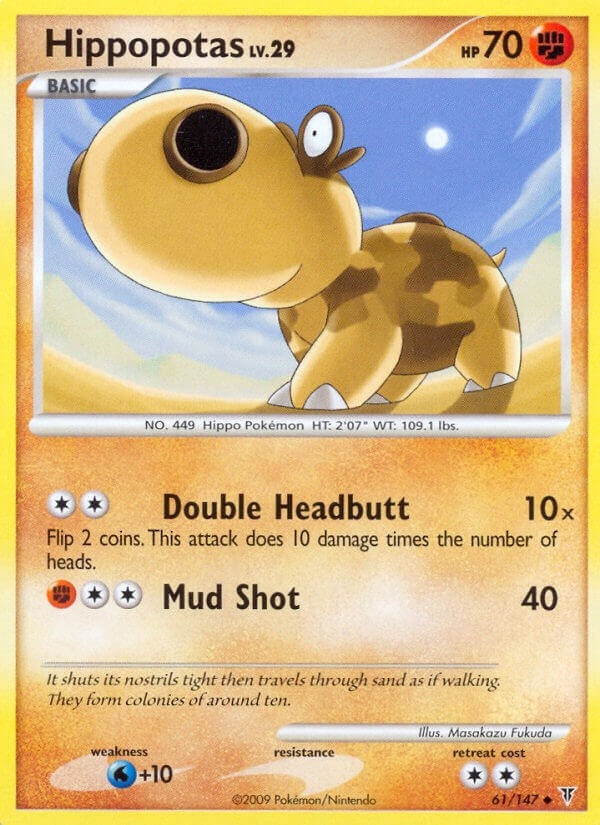 Image for Hippopotas (Supreme Victors) (61) - Pokemon
