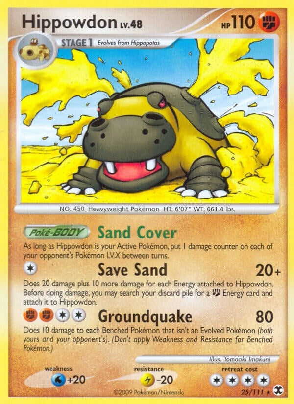 Image for Hippowdon (Rising Rivals) (25/111) - Pokemon