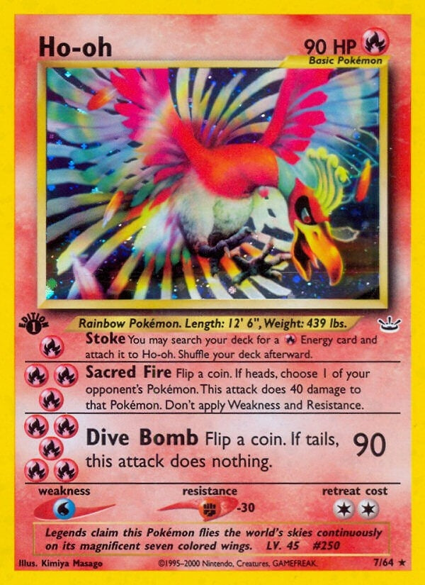 Image for Ho-oh (7) (Neo Revelation) (07/64) - Pokemon