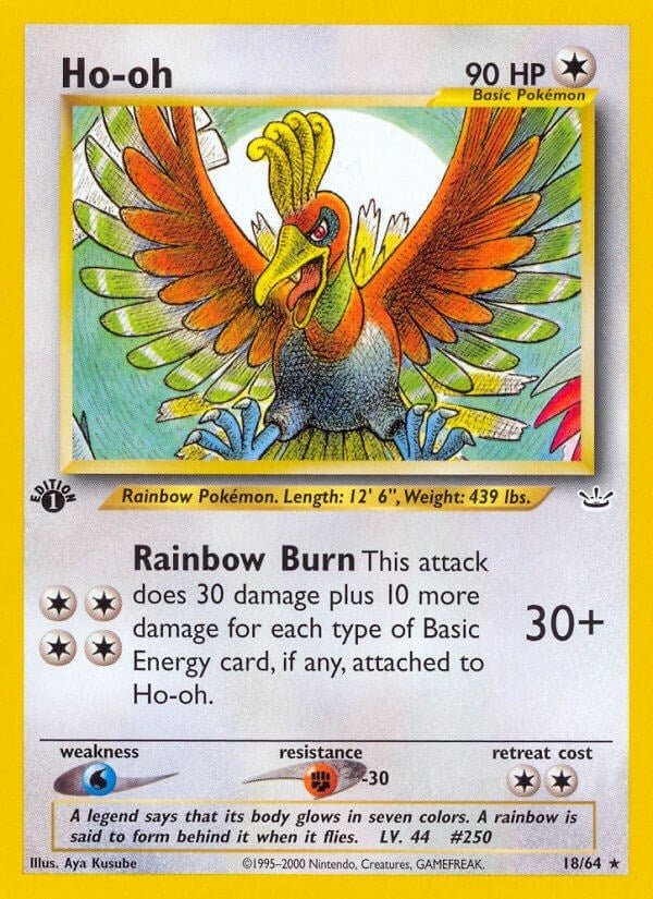 Image for Ho-oh (18) (Neo Revelation) (18/64) - Pokemon