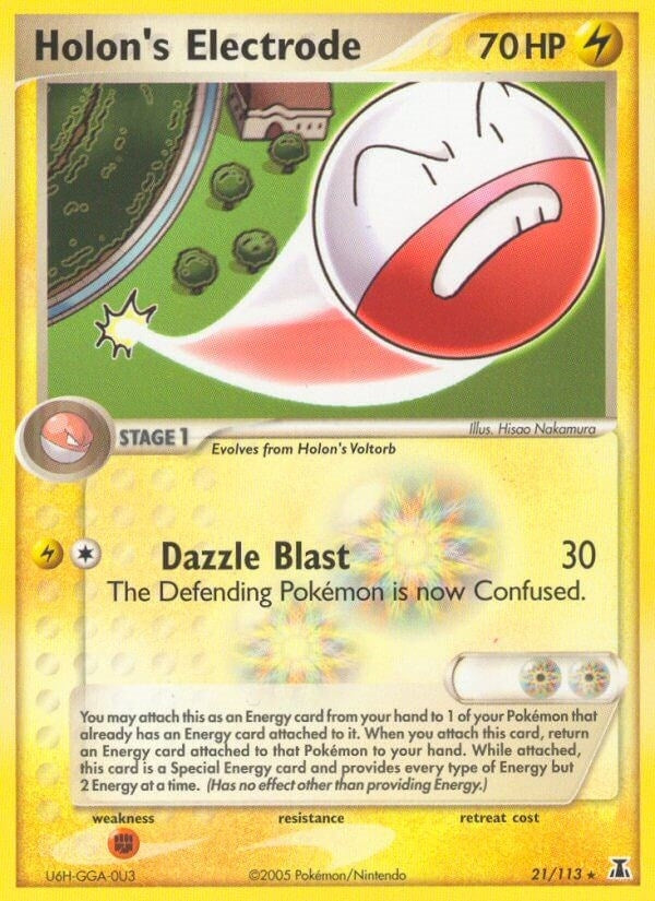 Image for Holon's Electrode (Delta Species) (21/113) - Pokemon