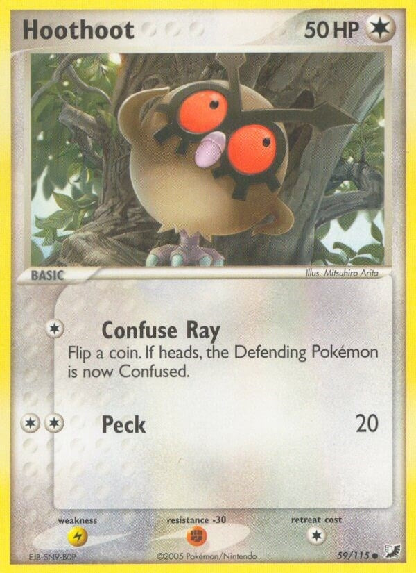 Image for Hoothoot (Unseen Forces) (59/115) - Pokemon