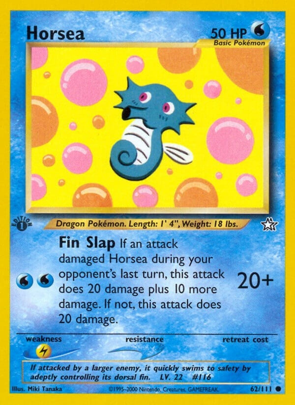 Image for Horsea (Neo Genesis) (062/111) - Pokemon