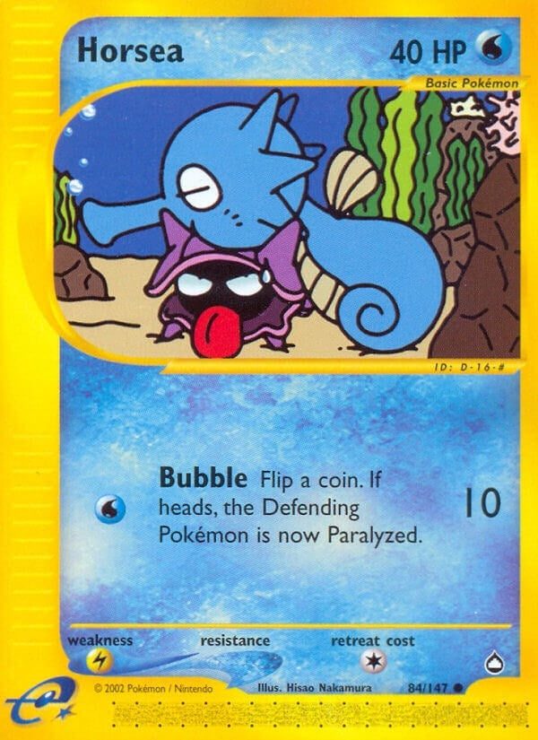 Image for Horsea (84) (Aquapolis) (084/147) - Pokemon