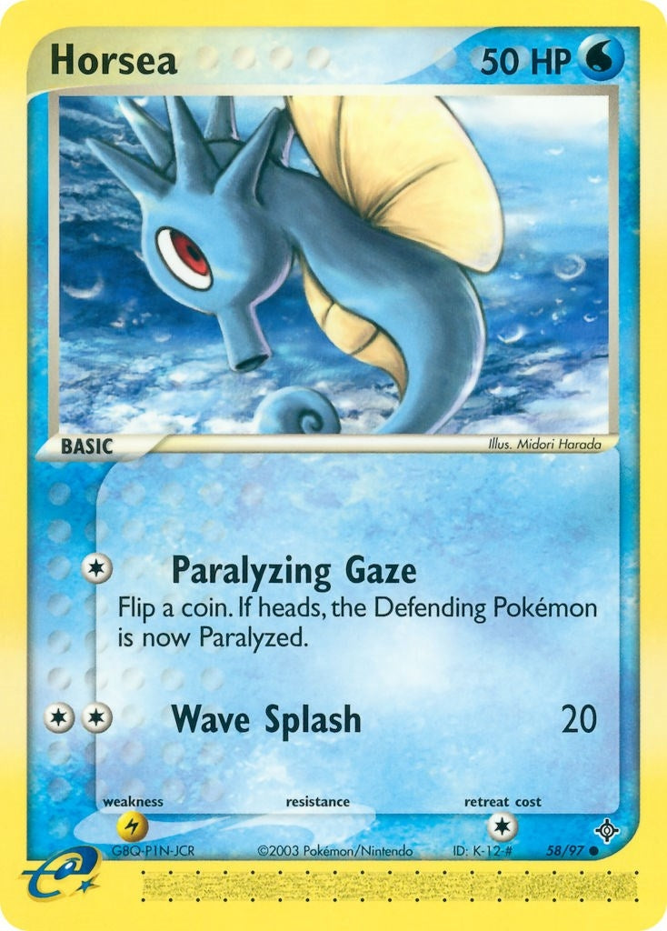 Image for Horsea (Dragon) (58/97) - Pokemon