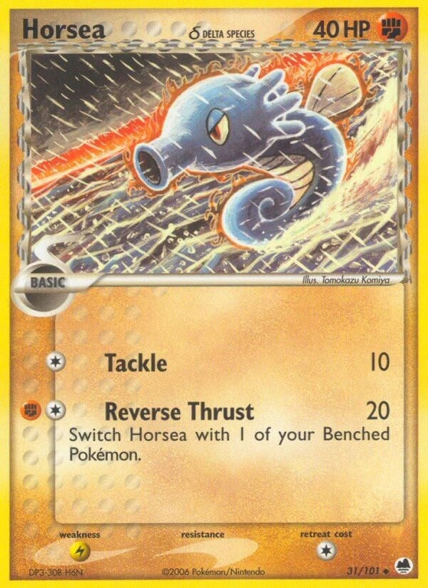 Image for Horsea - 031/101 (Delta Species) (Dragon Frontiers) (31/101) - Pokemon