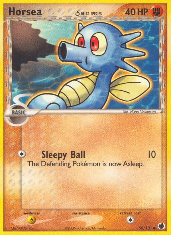 Image for Horsea - 050/101 (Delta Species) (Dragon Frontiers) (50/101) - Pokemon