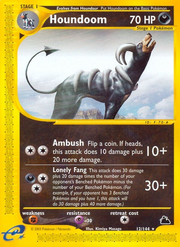 Image for Houndoom (12) (Skyridge) (012/144) - Pokemon