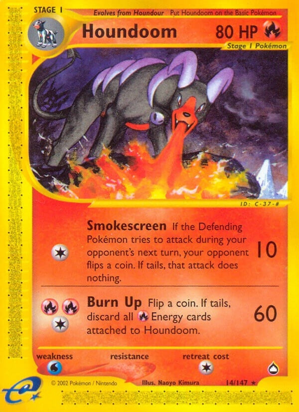 Image for Houndoom (14) (Aquapolis) (014/147) - Pokemon