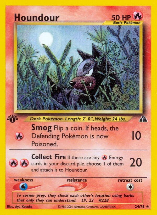 Image for Houndour (24) (Neo Discovery) (24/75) - Pokemon