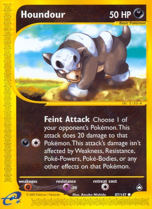 Image for Houndour (87) (Aquapolis) (087/147) - Pokemon