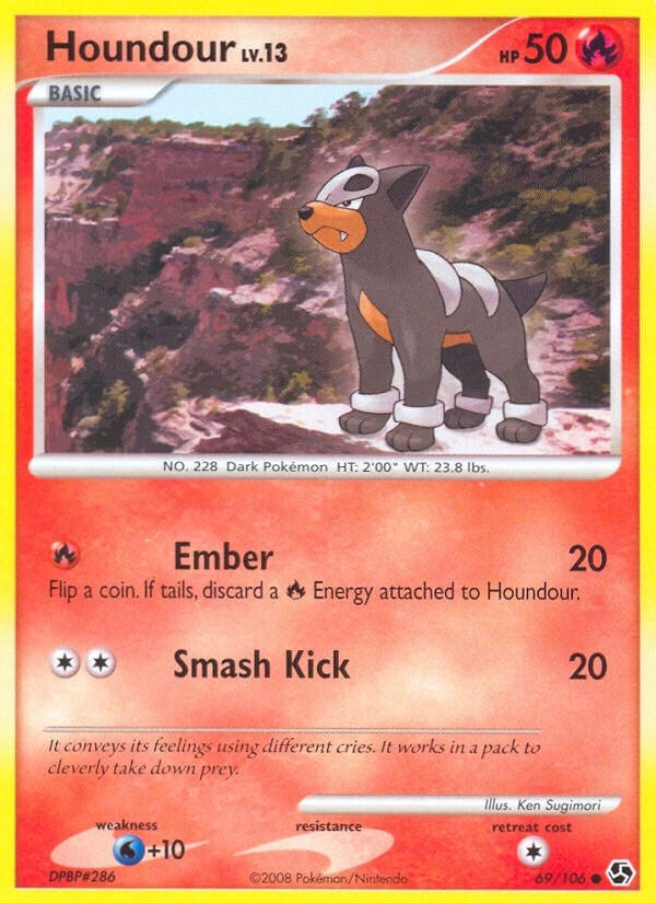 Image for Houndour (Great Encounters) (69/106) - Pokemon