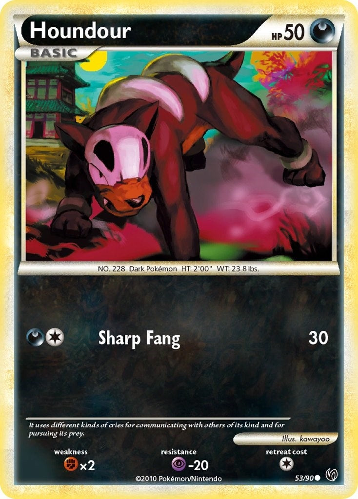 Image for Houndour (53) (Undaunted) (53/90) - Pokemon