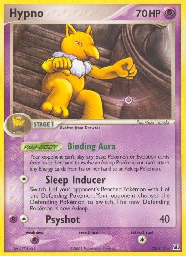 Image for Hypno (Delta Species) (23/113) - Pokemon