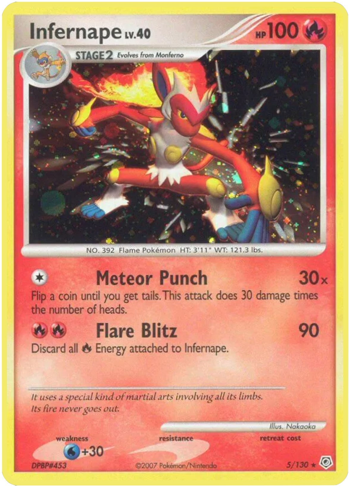 Image for Infernape (Diamond and Pearl) (5/130) - Pokemon
