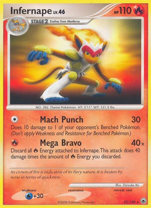 Image for Infernape (Majestic Dawn) (22/100) - Pokemon