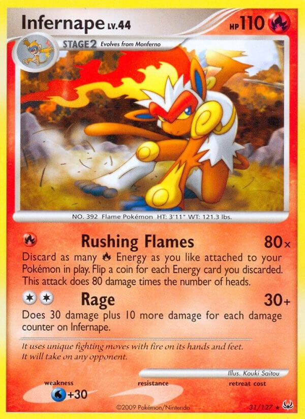 Image for Infernape (Platinum) (31/127) - Pokemon