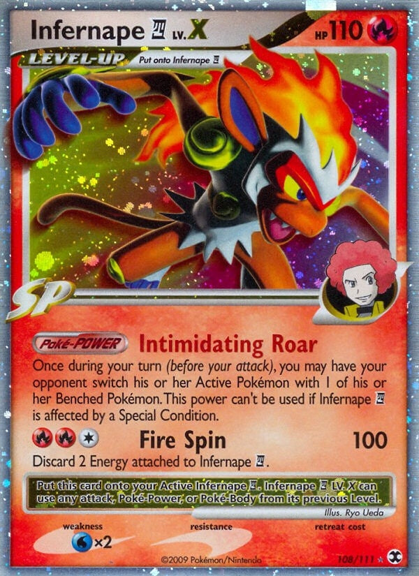 Image for Infernape E4 Lv.X (Rising Rivals) (108/111) - Pokemon