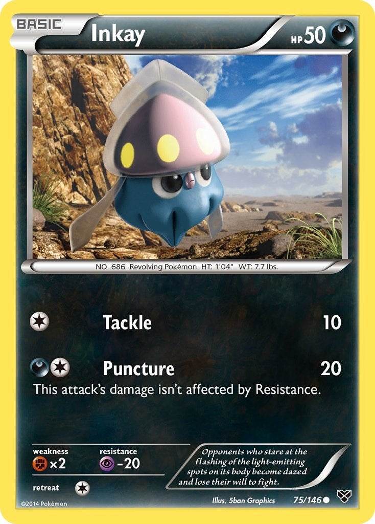 Image for Inkay (75) (XY Base Set) (75/146) - Pokemon