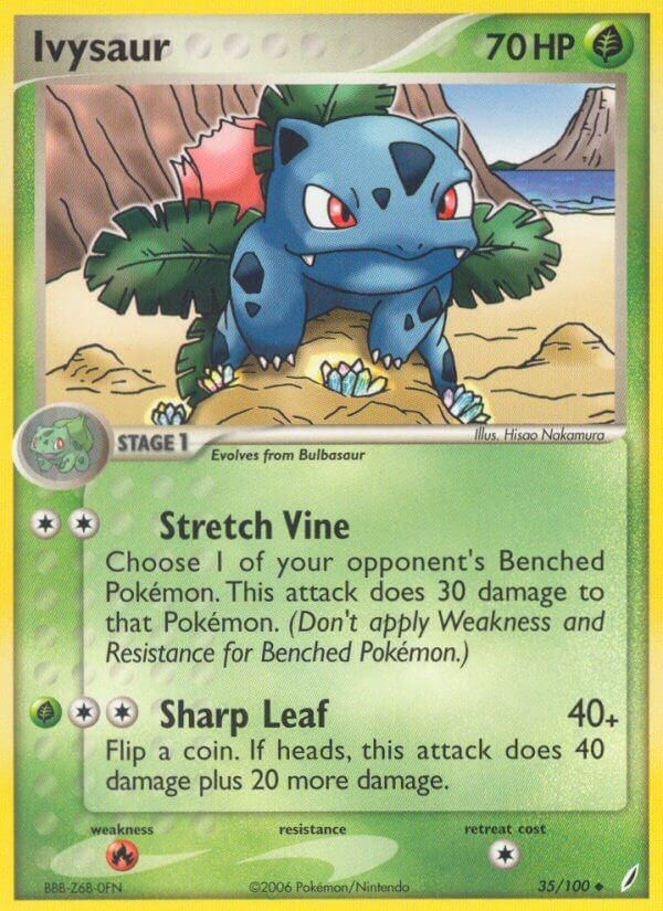 Image for Ivysaur (Crystal Guardians) (35/100) - Pokemon