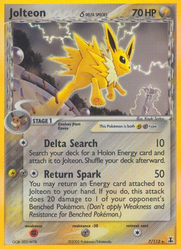 Image for Jolteon (Delta Species) (Delta Species) (7/113) - Pokemon