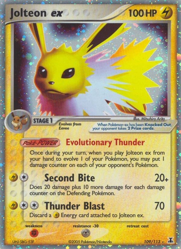 Image for Jolteon ex (Delta Species) (109/113) - Pokemon