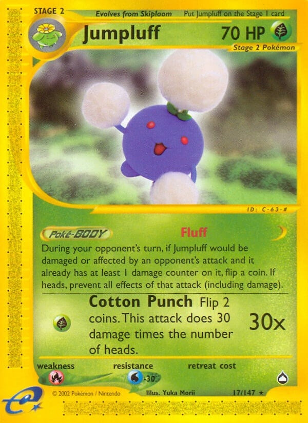 Image for Jumpluff (Aquapolis) (017/147) - Pokemon
