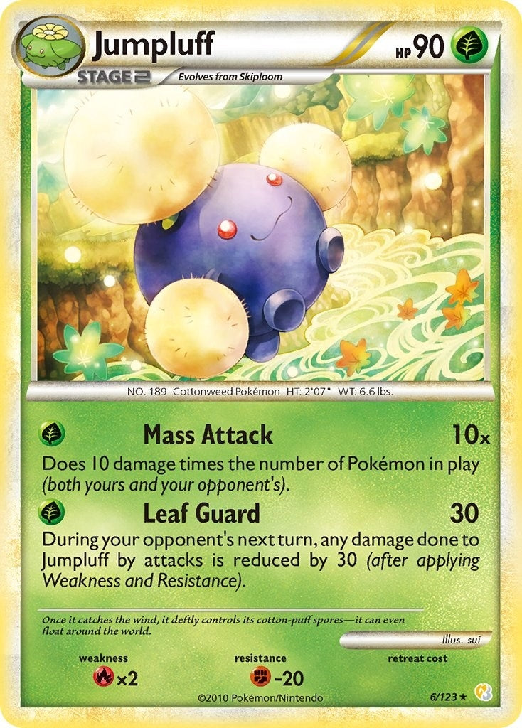 Image for Jumpluff (HeartGold SoulSilver) (6/123) - Pokemon