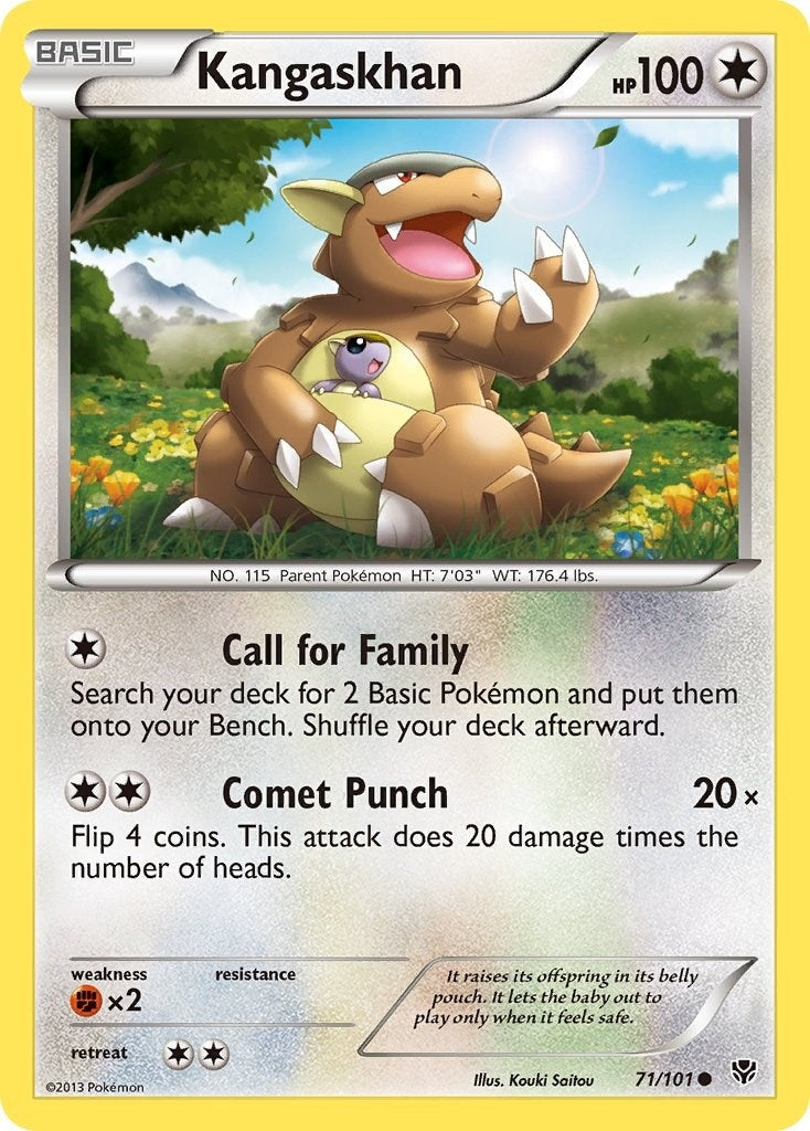 Image for Kangaskhan (Plasma Blast) (71/101) - Pokemon
