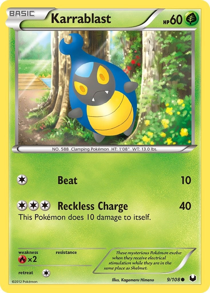 Image for Karrablast (Dark Explorers) (9/108) - Pokemon