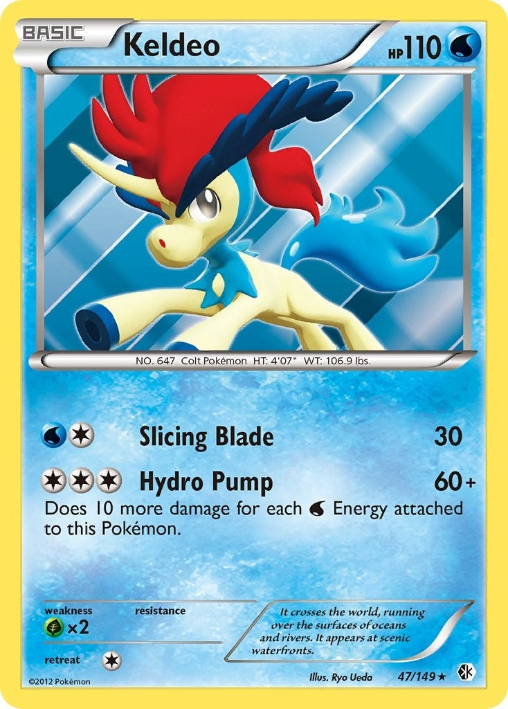 Image for Keldeo (47) (Boundaries Crossed) (47/149) - Pokemon