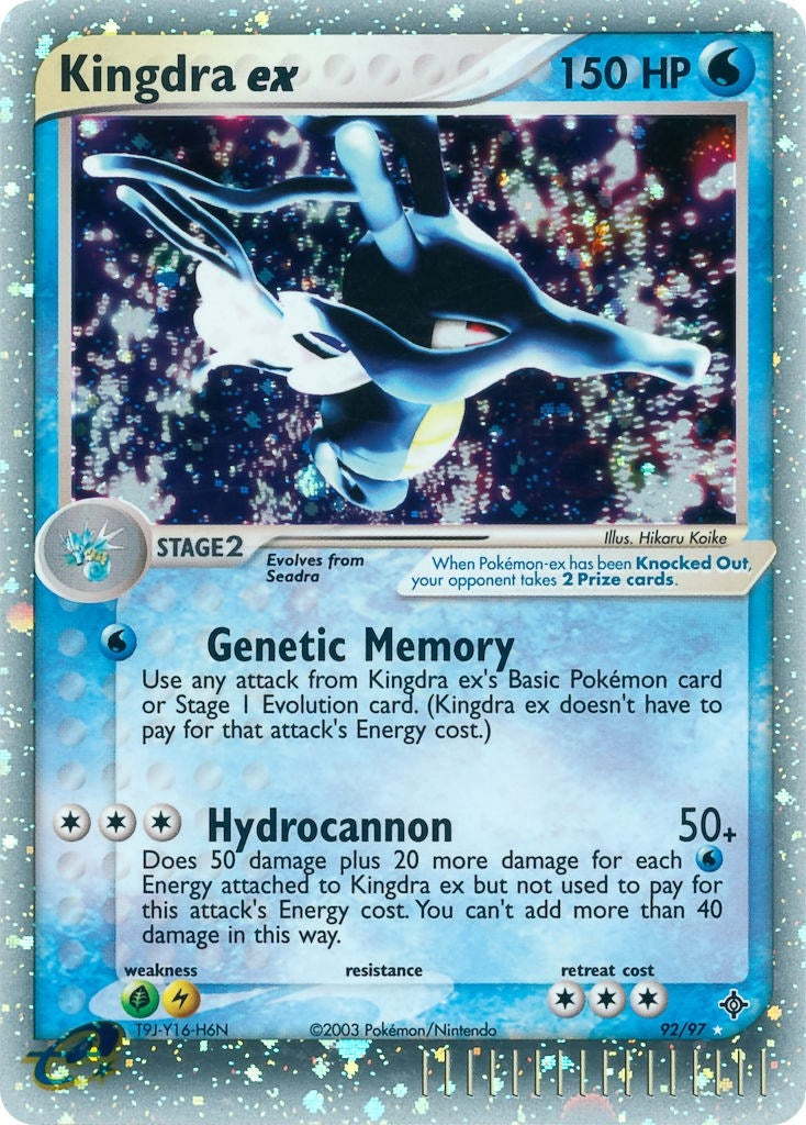 Image for Kingdra ex (Dragon) (92/97) - Pokemon