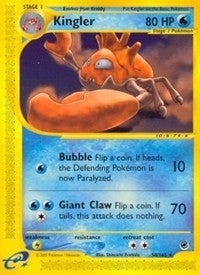 Image for Kingler (50) (Expedition) (050/165) - Pokemon