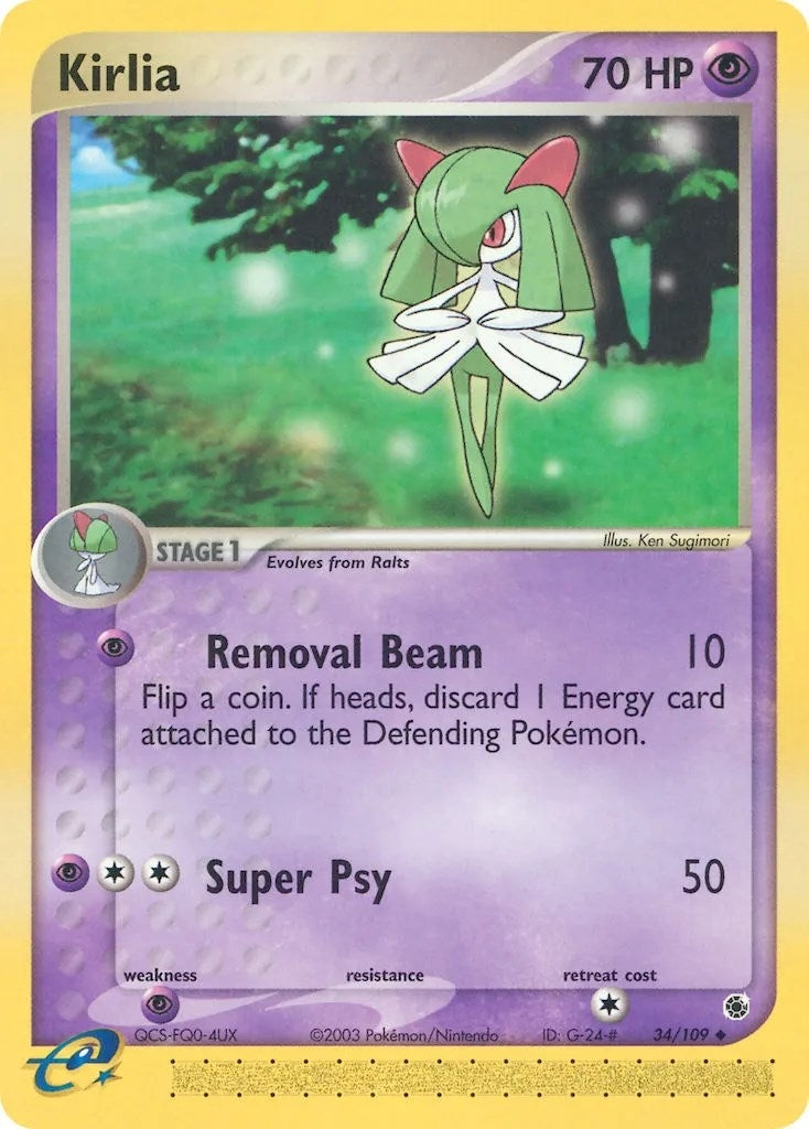 Image for Kirlia (Ruby and Sapphire) (34/109) - Pokemon