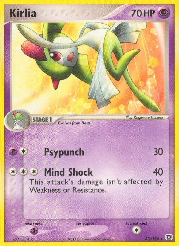 Image for Kirlia (Emerald) (33/106) - Pokemon