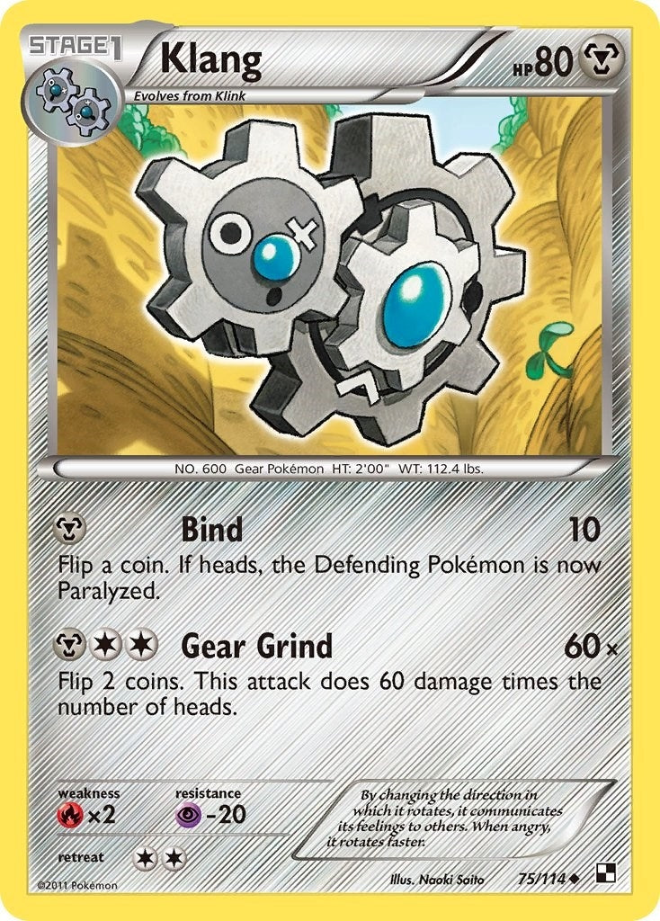 Image for Klang (Black and White) (75/114) - Pokemon